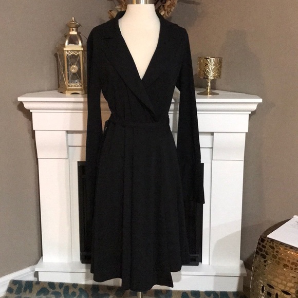 express black wrap dress